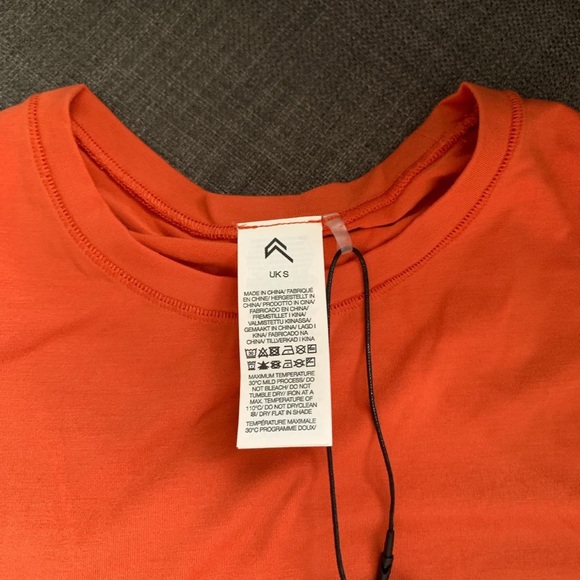 NWT Oner Active MELLOW SOFT SHORT SLEEVE T-SHIRT Spice S or M - Picture 5 of 7